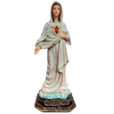 Ver imagem 1 de Imagem do Sagrado Coração de Maria de Resina - 20 cm