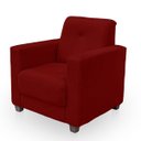 Ver imagem 5 de Poltrona Cadeira para Sala Confortável Reforçada Veneza Suede