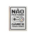 Ver imagem 1 de Placa MDF Gamer Setup LED Controle Estilo Parede Moderna A4