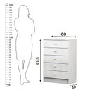 Ver imagem 7 de Quarto Solteiro Completo g. Roupa Cômoda Bicama 2 Colchões Cor:Branco