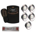 Ver imagem 1 de Kit 5 Led Slim Rgbw 15w Inox Piscina Tholz + Smartpool + Fonte