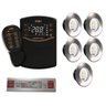 Kit 5 Led Slim Rgbw 15w Inox Piscina Tholz + Smartpool + Fonte - 1
