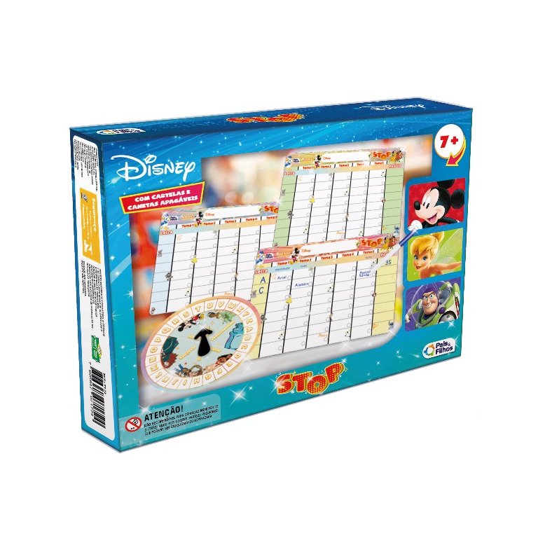 Jogo Stop Disney Pais e Filhos Jogo Stop Disney Pais e Filhos