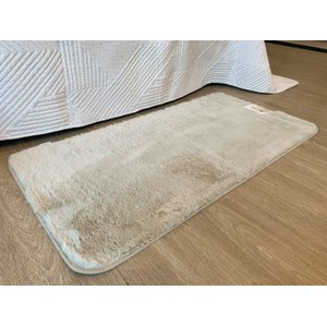Tapete para Quarto Antiderrapante Fluffy Toque Pele Coelho Felpudo