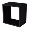 Kit 04 Nichos Quadrado Decorativo 31x31x15cm Preto Fosco - 2