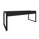 Ver imagem 5 de Mesa Presidente 190x70x75cm Yon Preto Tx-Est.Preta Preto Tx-Est.Preta