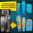 Ver imagem 6 de Kit Corte Cabelo Wmark Ng-602 - Azul - 3 Máq. + Acess.