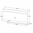 Ver imagem 3 de Painel Parede para TV até 60 Polegadas Seattle Sala Contemporâneo Art in Móveis