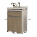 Ver imagem 2 de Gabinete de Banheiro com Lavatório 50cm Movel na Caixa