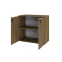 Ver imagem 2 de Armário Baixo com 02 Portas 75x80x42cm Wlab80 Vermont Oak Branco