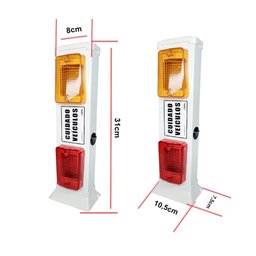 Sinalizador de veicular Garagem Entrada e Saída de Veículos Led - Bivolt Capte LED12 - 3