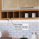 Ver imagem 7 de Cozinha Completa Modulada 100% MDF 5 Peças 11 Portas 4 Gavetas e Vidro 274cm Vicenza Espresso Móveis Amêndoa/Off White
