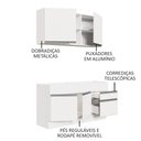 Ver imagem 5 de Armário de Cozinha Compacta 150cm Branco Glamy Madesa 02