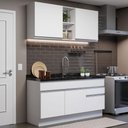 Ver imagem 1 de Armário de Cozinha Compacta 150cm Branco Glamy Madesa 02