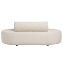 Ver mais imagens de Sofá Orgânico Horizonte 3 Lugares 210cm Bouclé Off White - Nexta Casa