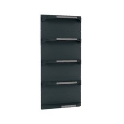 Kit 5 Bandejas para Gondola Canto 170 Fit 40/60 Preto Pe Cinza - 1