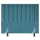 Ver imagem 2 de Cabeceira Cama Casal Queen Size 160cm Luna Suede e Frame Azul Turquesa