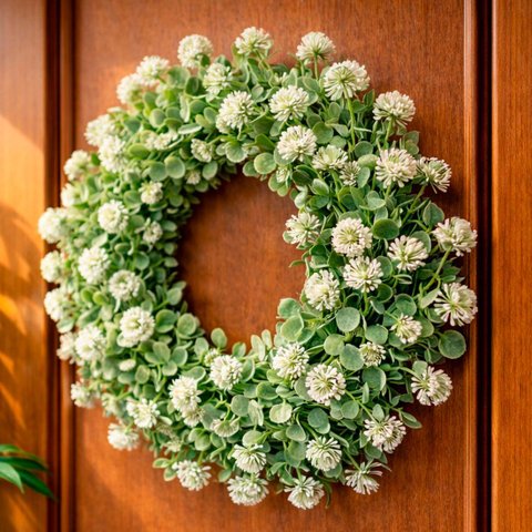 Guirlanda Decoração Porta Parede Flores Artificial de 25cm