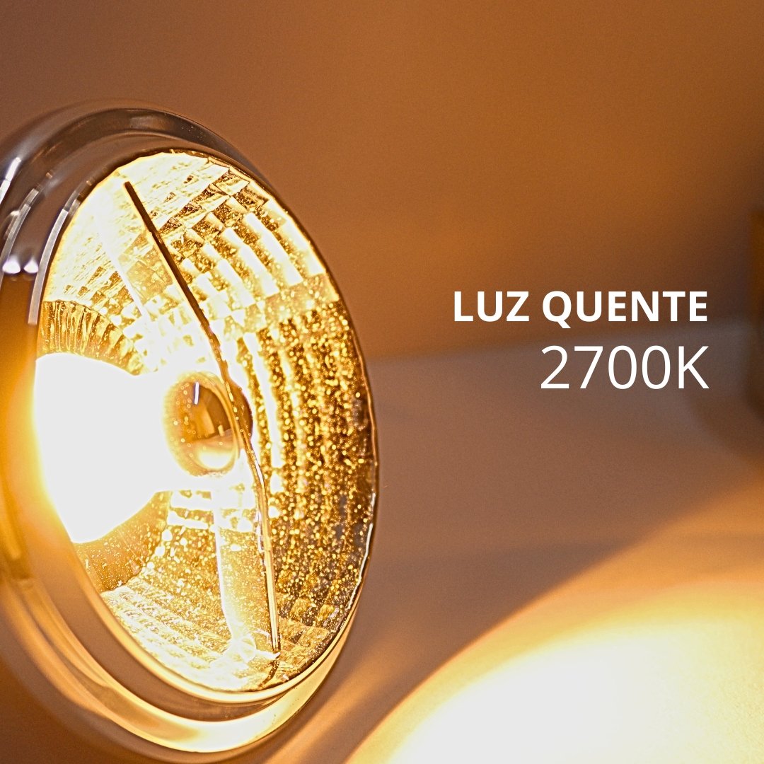 Lâmpada Ar70 Led 4,8w 2700k Branco Quente Gu10 Bivolt - 3