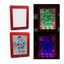 Ver imagem 3 de Lousa Magica de Desenhos 30 Atividades Neon 3D LED Quadro Iluminado Infantil Kit Completo 3 Canetas