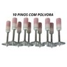 Kit Pistola de Pino Fixação Prego Ação Direta Finca Pino Gesseiro Drywall - 5