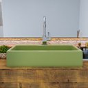 Ver imagem 6 de Cuba Pia de Apoio para Banheiro Retangular 55cm Ivy C08 Verde - Mpozenato