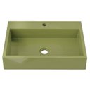 Ver imagem 7 de Cuba Pia de Apoio para Banheiro Retangular 55cm Ivy C08 Verde - Mpozenato