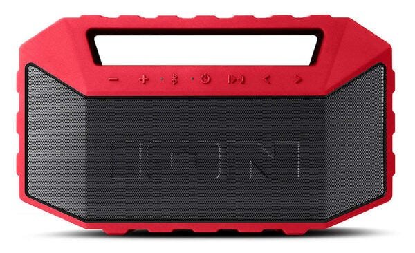 Boombox Bluetooth Flutuante Ion Plungeredxus com Viva Voz - Vermelho - 1