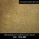 Ver imagem 5 de Poltrona Decorativa Cave Base Giratoria Linho Color Trend Tca 300 Moll