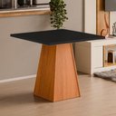 Ver imagem 2 de Mesa de Jantar Quadrada 4 Lugares Multimóveis Cr50226 Cinamomo/preto