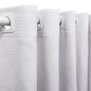 Ver imagem 1 de Cortina 2,00x1,20 Janela Sala Quarto Cozinha Tecido Piquet: Branco