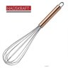 Batedor Mexedor Manual Fue Fouet de Claras Patês Cremes de Inox com Cabo Rose Gold 28cm - 1