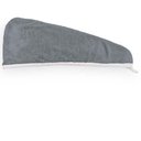 Ver imagem 1 de Touca para Cabelo Dupla Face Power Sec Antifrizz 28x64cm - Catran Cinza Escuro