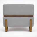 Ver imagem 2 de Puff Recamier Kodama 100 Cm para Sala Quarto Pé de Cama Hall de Entrada Bouclé Premium Luxo