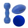 Kit Halteres, BF e Bola 10cm - Azul - 1