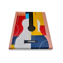 Ver imagem 5 de Mini Quadro Decorativo Violão Figurativo Medindo 30x25cm