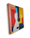 Ver imagem 3 de Mini Quadro Decorativo Violão Figurativo Medindo 30x25cm