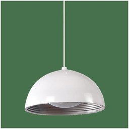 Pendente Veneza Aço Pequeno Branco 1xG9 - Avant - 1