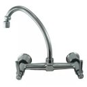 Ver imagem 1 de 4258 C81 Torneira Misturador Bica Móvel em Metal Cromado para Parede de Cozinha