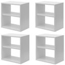 Ver imagem 2 de Kit Infantil 4 Nichos Cubo com Prateleira Lema Kit Cubos Baby Espresso Móveis