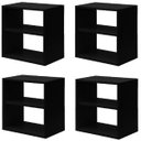 Ver imagem 2 de Kit Infantil 4 Nichos Cubo com Prateleira Lema Kit Cubos Baby Espresso Móveis