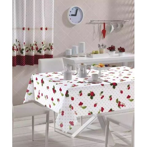 Toalha de Mesa Retangular Clean 8 Lugares Iolanda Dohler