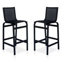 Ver imagem 2 de Conjunto Mesa Bistrô Com 4 Banquetas Para área Externa - Preto