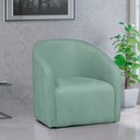 Ver imagem 2 de Poltrona Decorativa para Sala de Estar Confortável Recepção Escritório Lara Veludo