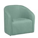 Ver imagem 4 de Poltrona Decorativa para Sala de Estar Confortável Recepção Escritório Lara Veludo