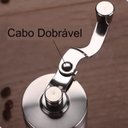 Ver imagem 2 de Moedor de Café Manual Lorben Compacto em Inox com Ajuste de Moagem Manivela Giratória