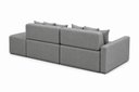 Ver imagem 5 de Sofá Palazzo Living Linho Cinza Premium Chaise Integrado 1,95m Compact Mini - Braço Direito ou Esque