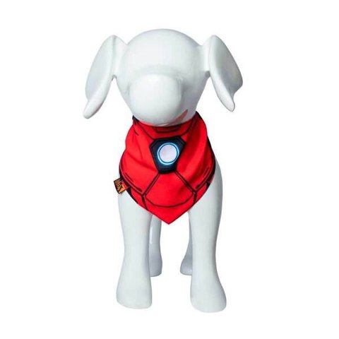 LENÇO PET HOMEM DE FERRO VERMELHA - G GG