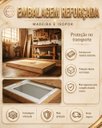Ver imagem 5 de Espelho LED 3 Cores Parede 100x90 Jateado ou 90x100 Touch Retangular Iluminado