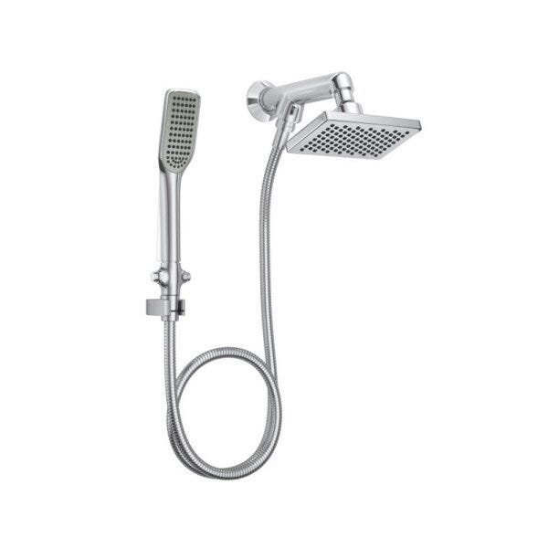 Chuveiro com Desviador Flex Retangular Cromado 1965.C -Deca - 1